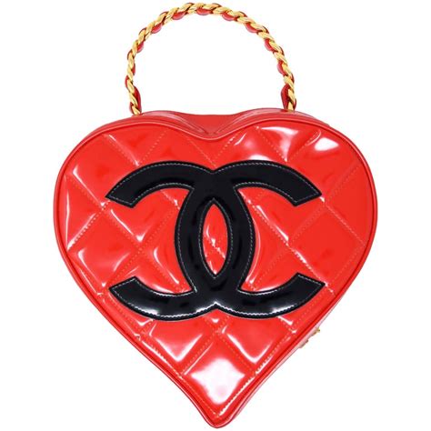 chanel red heart bag|chanel heart bag for sale.